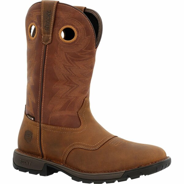 Rocky Legacy 32 Waterproof Western Boot, BROWN, M, Size 11.5 RKW0380